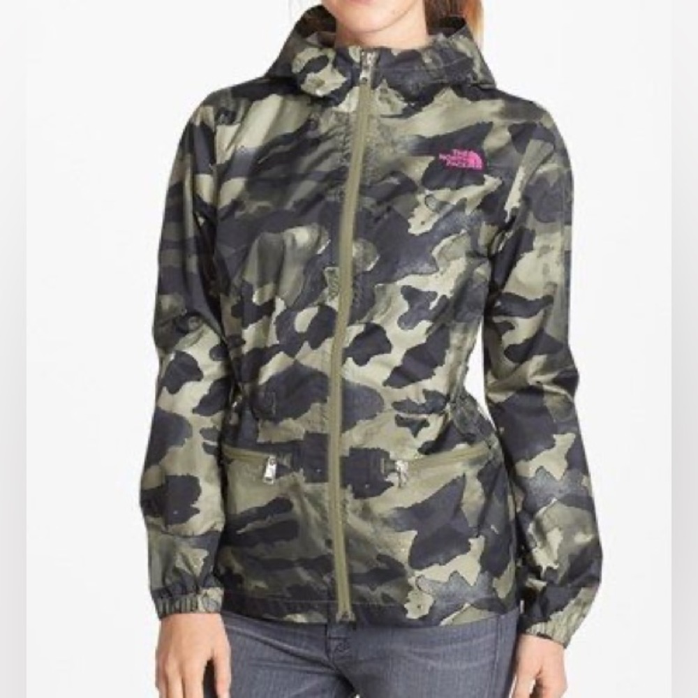 The North Face Camo Rain Jacket
